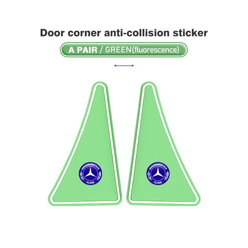 D62pcs Car Door Corner Cover Bumper Collision Anti-scratch Protector For Mercedes Benz C180 C300 W124 W176 W177 C200 C260 GLC CLE