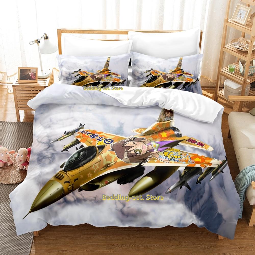 Lucky Star Konata Bedding Set Single Twin Full Queen King Size Bed Set Adult Kid Bedroom Duvetcover Sets 3D Anime Bed Sheet Set