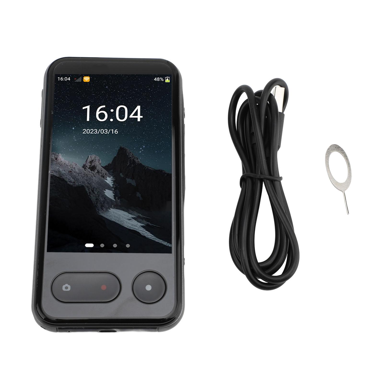 

Умный переводчик с записью, поддержка 4G SIM, портативный двусторонний переводчик, голосовой и фотоперевод с 4-дюймовым экраном для путешествий чёрный