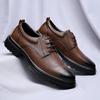 New men's formal leather shoes Fashionable minimalist design Wedding Outdoor Party work Office  Leisure business men's shoes