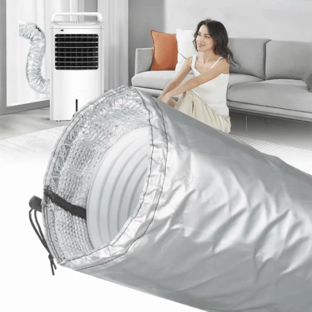 Heat-Resistant Portable Air Conditioner Hose Cover Hose Protective Cover Indoor Environment