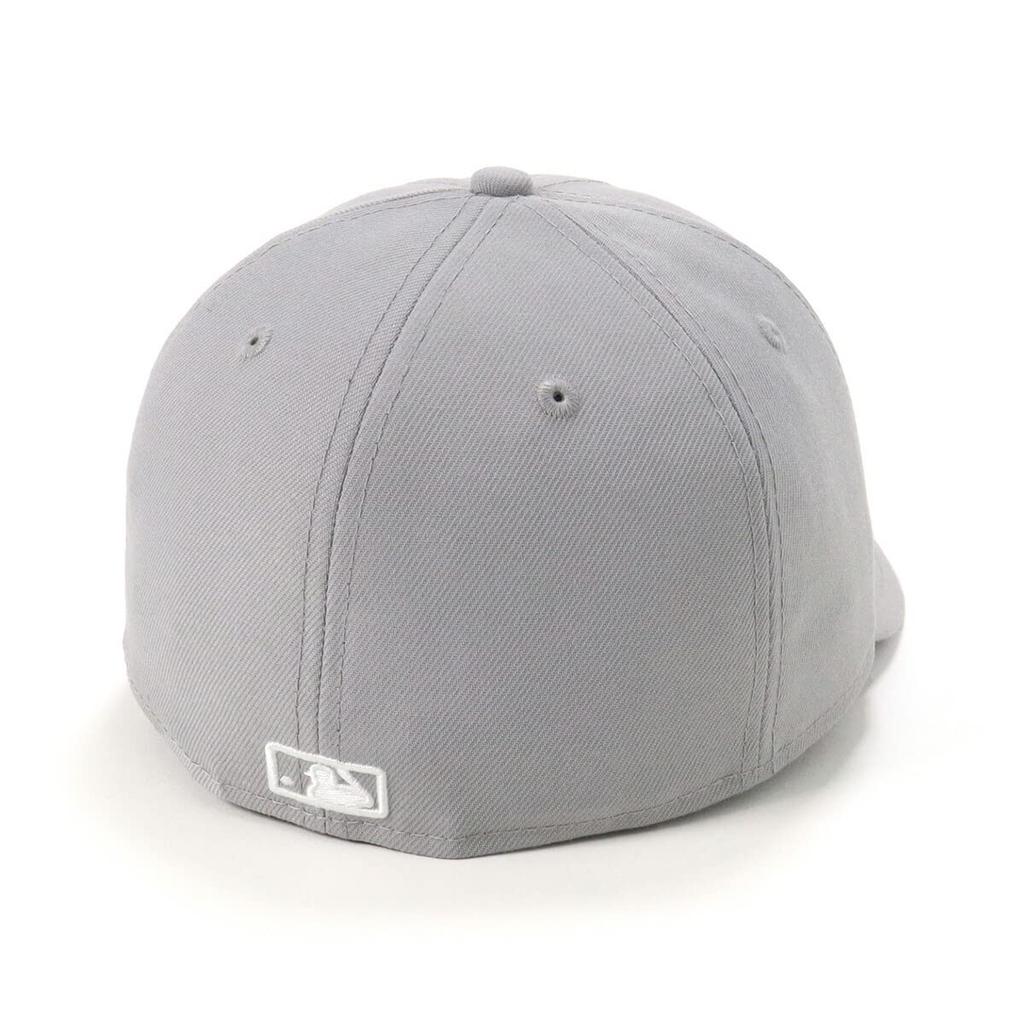 New Era MLB Low Profile NY Size NEYYAN GRY 25J Cap, Gray, 8, LP5950, SWHT,