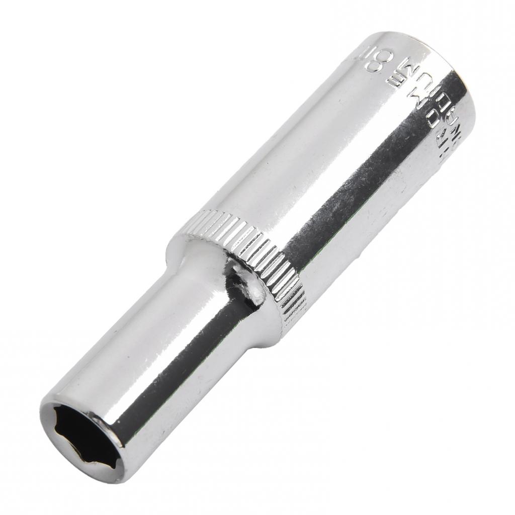 Silver Deep Socket Socket Wrenches Wrench Heads 3/8inch 63mm