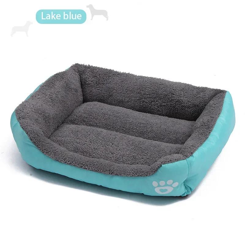 Dog Bed Pets House for Puppy Small Medium Large XXL Supplies Kennel Mat Nesk Sleeping Plush Washable Cat Cushion Products Indoor