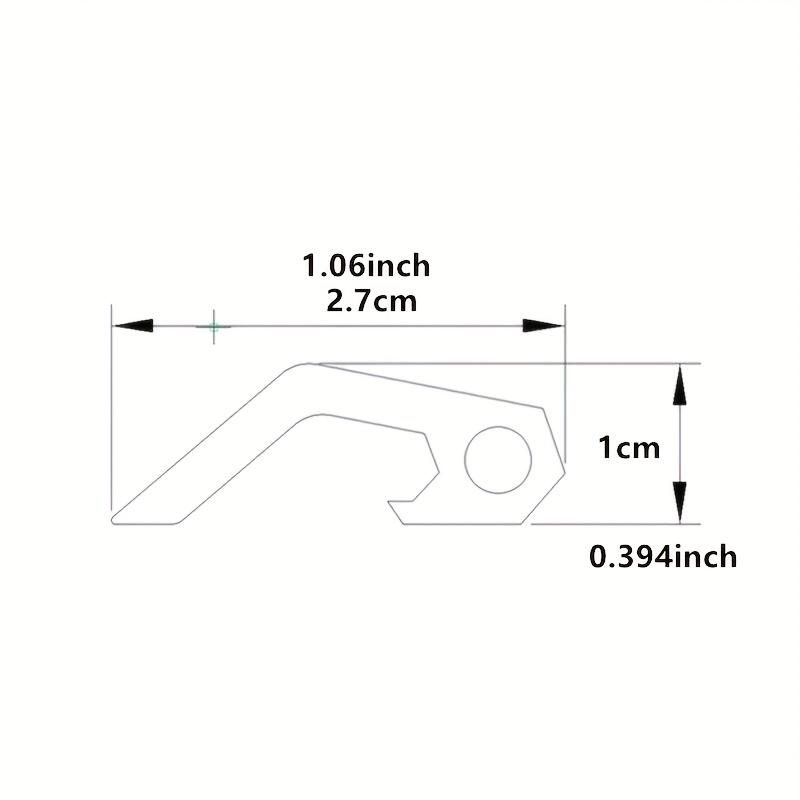 2Pcs Titanium Alloy Folding Bottle Opener & Corkscrew - Compact, Durable Design for Camping, Outdoor Adventures & Everyday Kitchen Use