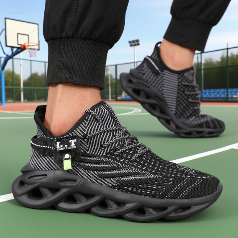 

Мужские кроссовки для бега, спортивные, модные, авангардные, сетчатые, противоскользящие, повседневные, ультралегкие, быстросохнущие, для тренировок по баскетболу 39