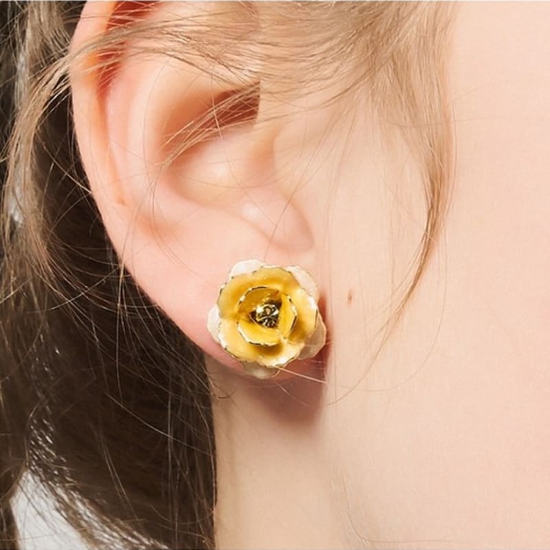 Dana Burton Rosina Hayes Flower Earrings