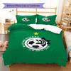 Maccabi-Haifa Pattern Bedding Quilt Set Quilt Cover Pillowcase Home Decoration Gift (1 * duvet cover + 2 * pillowcase, without core)