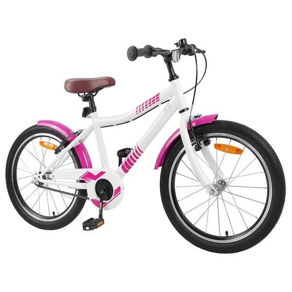 vidaXL Children's Bike 18 Inch for Ages 5-7 Pink
