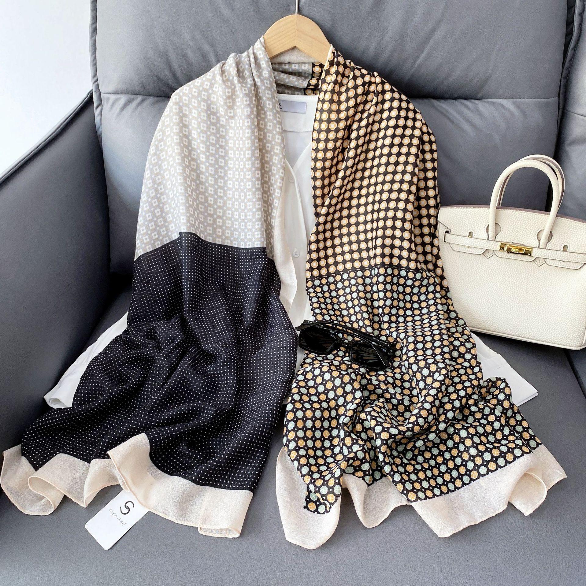 

Star cotton and linen scarf women s office air conditioner shawl niche many use warm outside with sweet silk scarf scarf 180*85cm