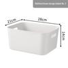 Plastic Storage Box with Lid - Ideal for Clothes, Snacks, and Sundries