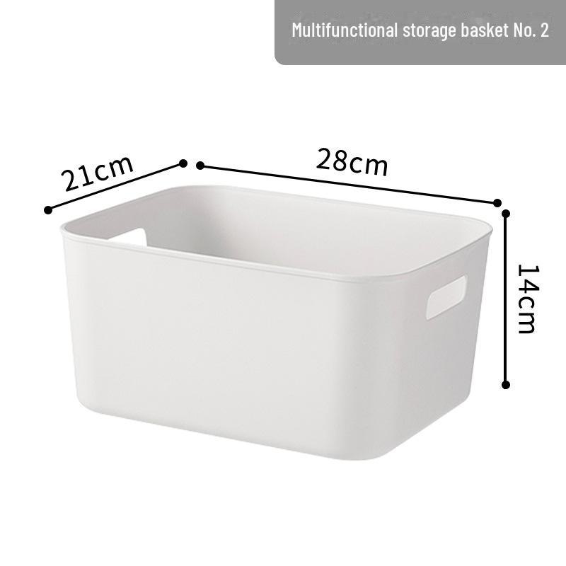 Plastic Storage Box with Lid - Ideal for Clothes, Snacks, and Sundries