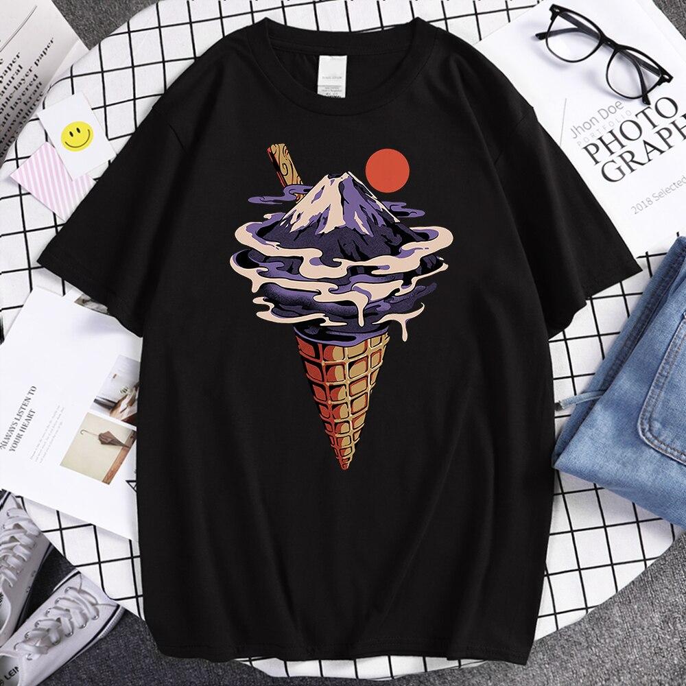 Buy Mount Ice Cream Sunset Printing T 