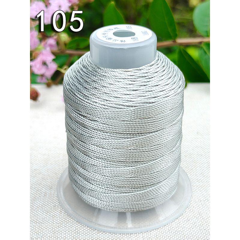 

Time and America 18-Strand National Color Classy Strand 100G Hand-Knitting Thread Abrasion Resistant Red Rope Necklace Hand Strap Lanyard Light gray