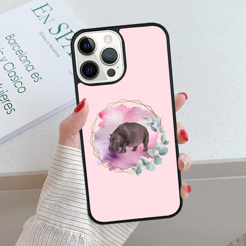Animal Rhino Phone Case cover For iPhone 17 Air 15 16 16e 14 13 Pro Max Coque 12 11 Pro Max For Apple PLUS fundas