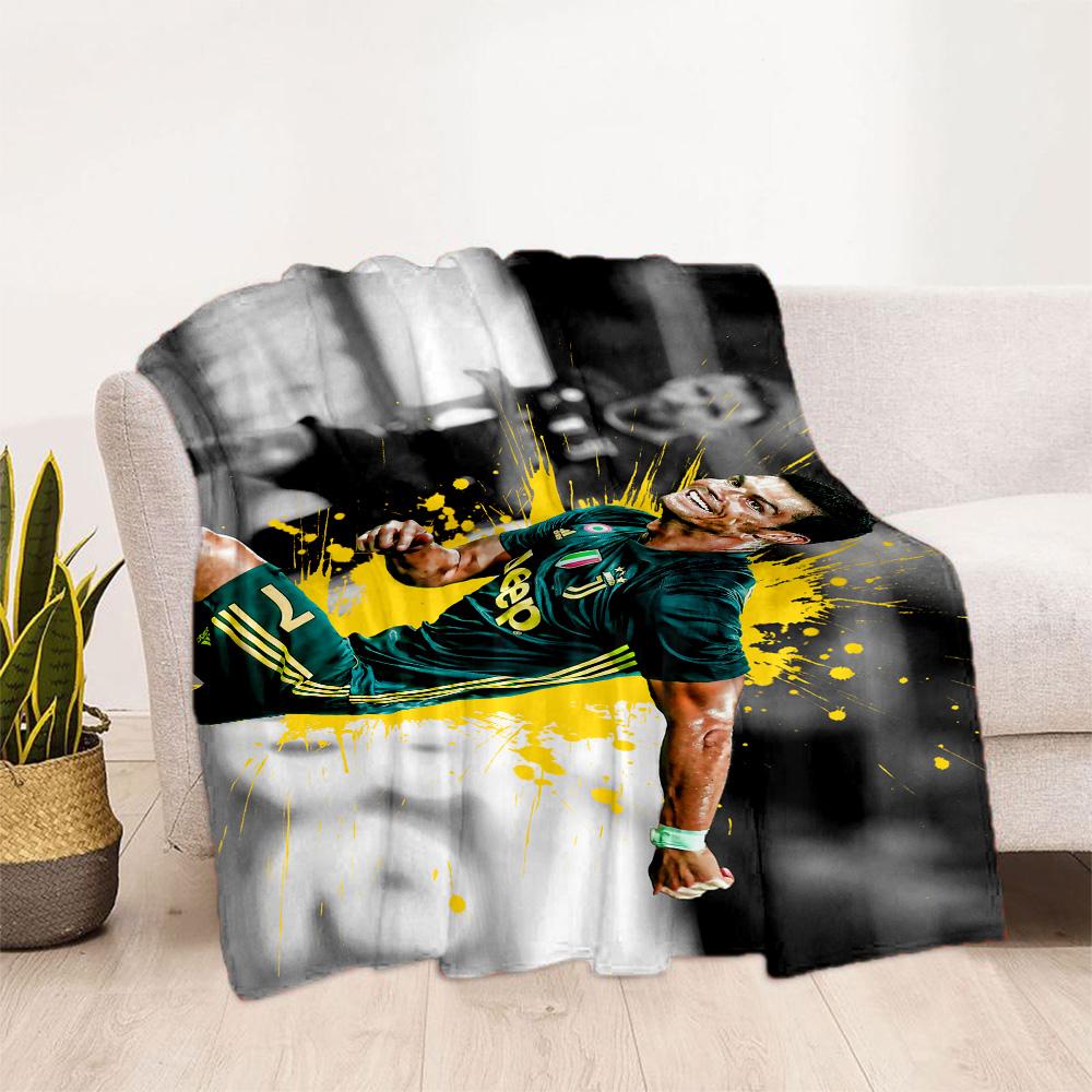 Green Polo Shirt Fashion Blanket Comfortable Great for Picnics Sofa Bed for All Occasions Modern Gift for Travel Home Birthdays