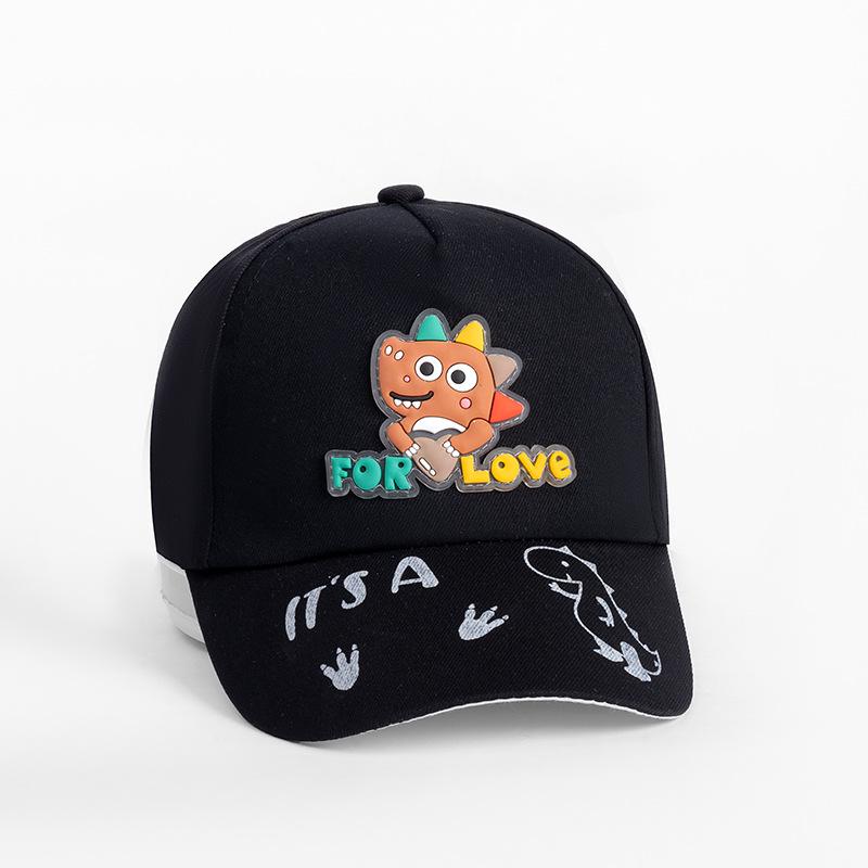 2026 New Kids' Duckbill Hat - Large Logo, Cartoon Design, Sun Protection, Fashionable Baseball Cap for Outings