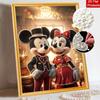Disney Mickey and Minnie Pearl Painting Handmade Pearl Kit Home Decoration Painting