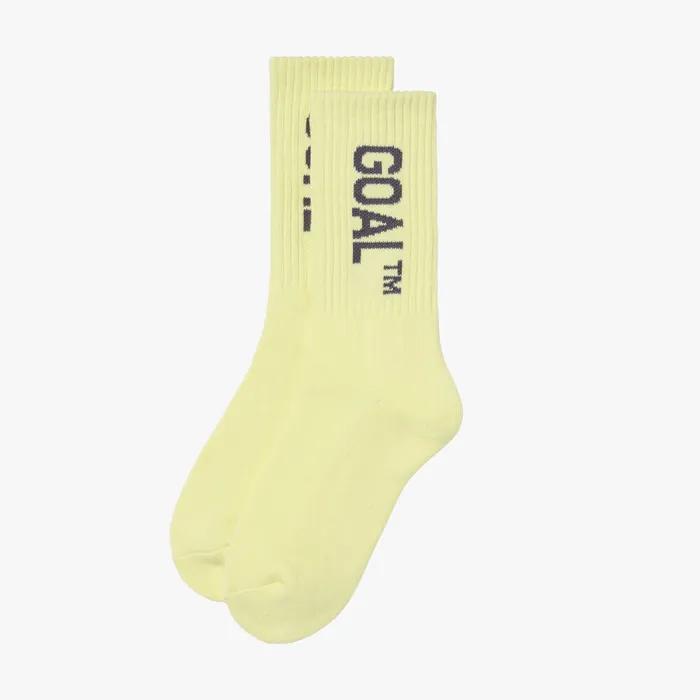 ESSENTIAL GOAL CREW SOCKS-LIGHT YELLOW