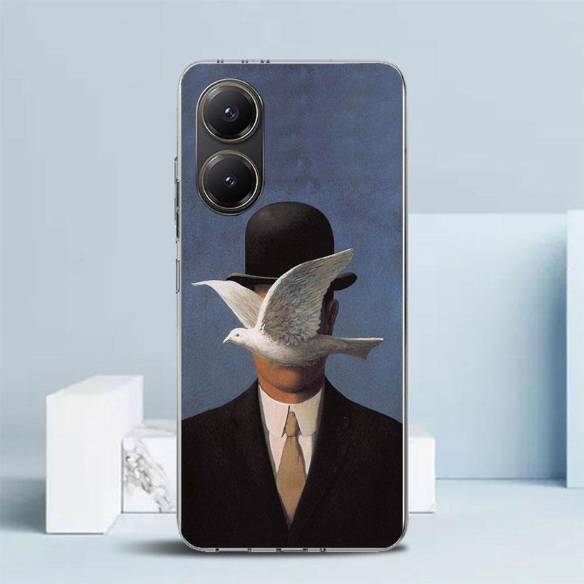 Rene Magritte Art Phone Case For Xiaomi Poco F7 Ultra X5 X6 X7 Pro M7 Redmi 15C 15 13C 13 12C 12 10C 10 10A 9 9C 9A 9T Cover Poc