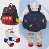 Cartoon Animal Bear School Backpack for Kindergarten Boys and Girls