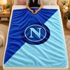 Flannel BlanketNapoli FC Warm Soft Throw Blanket for Indoor Sofa Bed Living Room Use