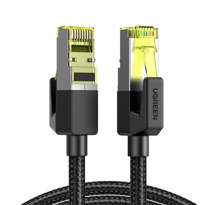 Ethernet Patch Cord Cable RJ45 Cat 7 10 Gbps 3m Black