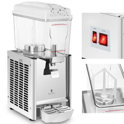 Chłodząca dystrybutor do napojów, soków, koktajli z mieszadłem 12 l