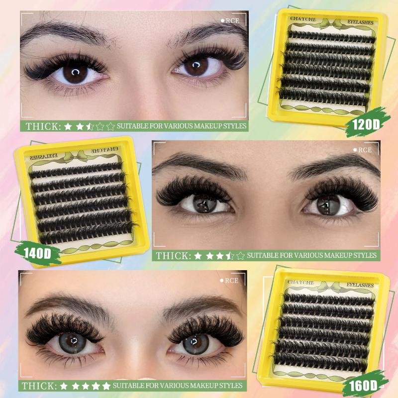 Exclusive Eyelash Extension Kit with Lash Bond and Clusters for Defined Lashes