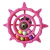 Birds Steering Wheel Engaging Birds Plaything Colorful Rotating Bead Wheel To Keep Birds Active And Happy