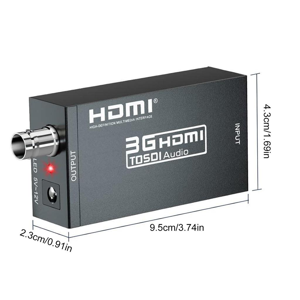 HighClear multimédiás interfész az SDI konverterhez HDMI-kompatibilis az SDI jelátalakító hanggal