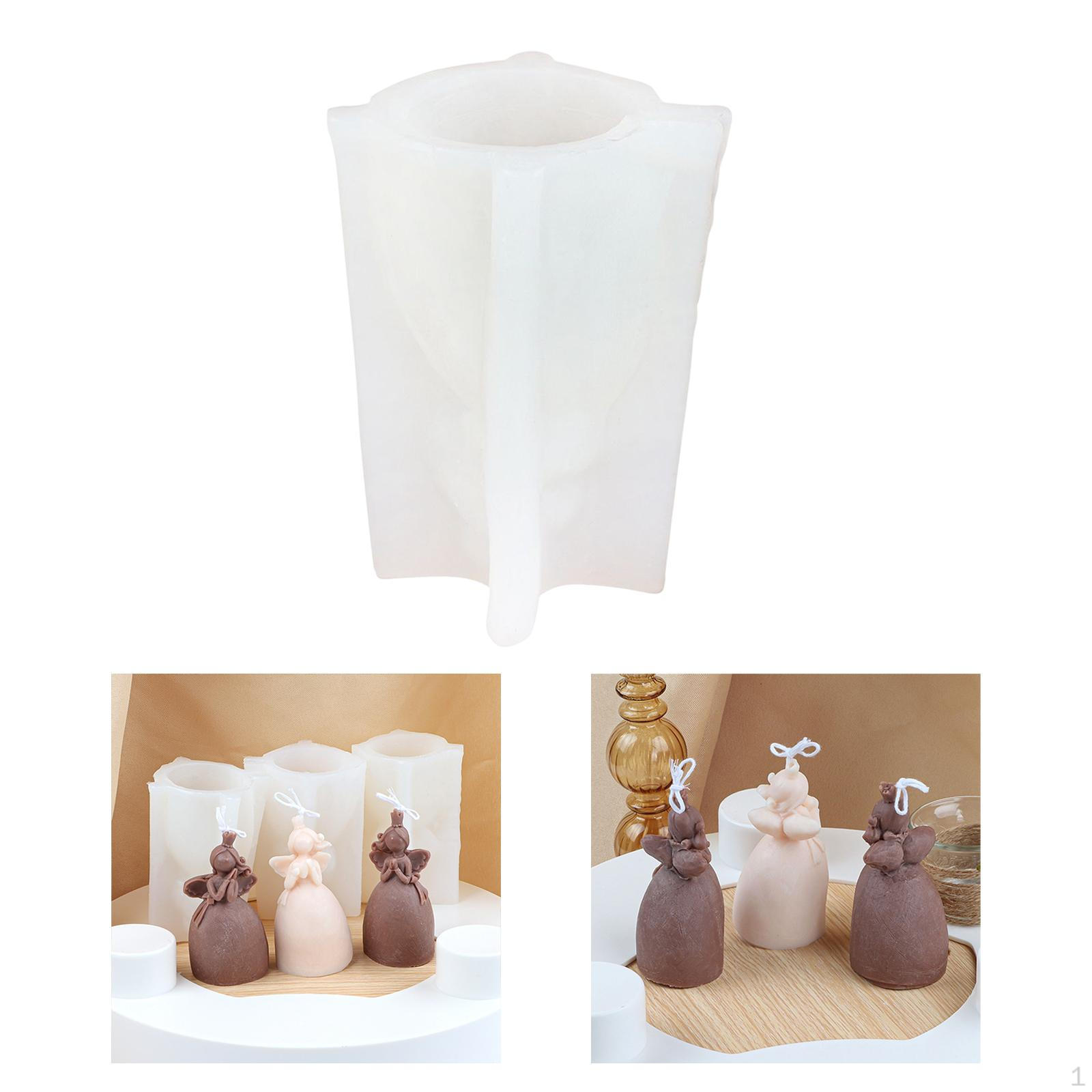 

3D Candle Soap Making Decoration Expoxy Casting Sculpture Statue Modern Handcraft for living room Style C