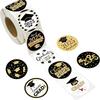 Graduation Stickers Class Of 2025 500Pcs Circular Adhesive Sealing Sticker Congrats Graduation Labels Grad Party Supply