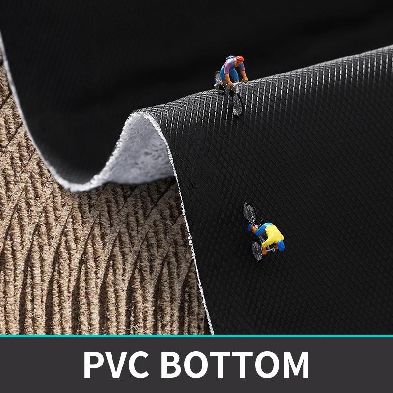 Acasă Anti-alunecare Pvc Inel de sârmă Covoraș de uz casnic Îngrijire ușoară Covoraș de răzuire cu noroi Rezistență la frecare Covor exterior