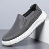 2026 New Men's Breathable Mesh Slip-On Casual Shoes Hollow Out Lightweight Non-slip Leather Shoes for Man Summer Designer Shoe