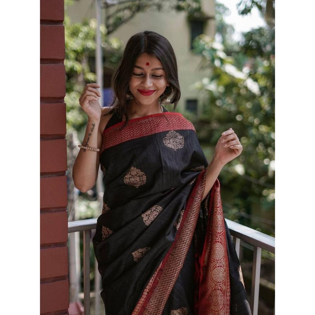 New Launch - Soft Lychee Silk Saree with Rich Pallu and All Over Jacquard Work