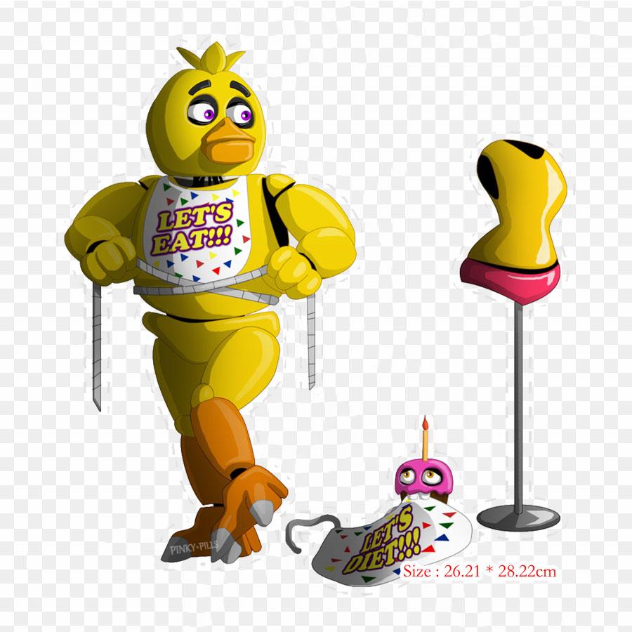 Five Nights At Freddy's 2 Floral Design Iron-on Transfers For Clothing Tshirt Bag Heat Transfer Stickers Iron On Patches