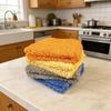 Coral Fleece Absorbent Dishcloth - Soft, Thick, Lint-Free Kitchen & Car Towel