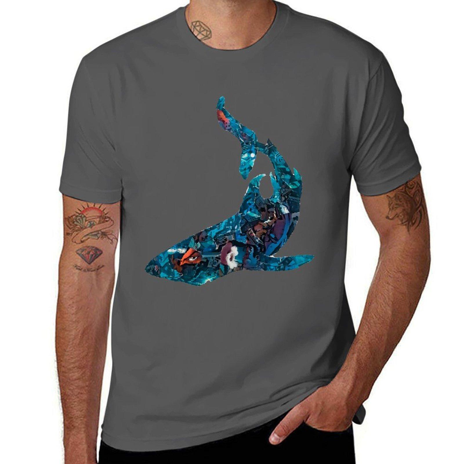 

The Question Shark T-Shirt man t shirt graphic cotton t shirt pack man tshirt T-Shirt 4XL