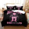 Hip Hop Death Row Records Bedding Set Cartoon Anime three-piece set Adult Boys Bedroom Duvetcover Sets