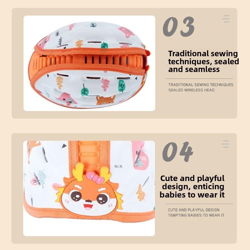 Breathable Toddler Safety Helmet Anti-Fall Adjustable Baby Safety Hat Comfortable To Wear Anti-Collision Infant Bumper Cap