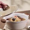 Pentola Zuppa Antiaderente Jeetee in Pietra Maifan con Coperchio in Vetro