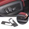 Carbon Fiber Seat Adjustment Switch Panel Sticker For BMW 5 Series G60 I5 2024+
