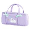 Large Capacity Korean Stationery Bag Embroidery Cat Pen Storage Bag  School Office