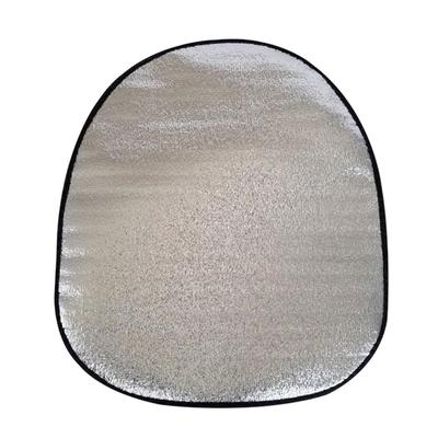 Car Steering Wheel Sunscreen Aluminum Foil Car Steering Wheel Cover Foldable Sunshade Pearl Wool Sun Protection Visor Auto Parts