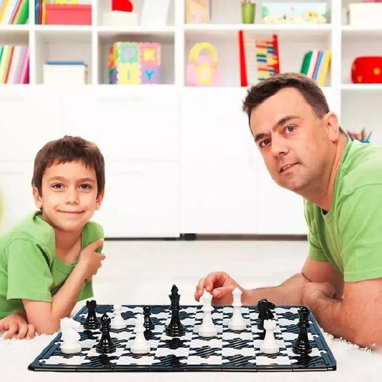 Chess Set with Checkers Board Silicone Resin Mold Full Size 3D Chess Epoxy Mold