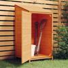 Garden Shed Brown 55x52x112 Cm Solid Fir Wood