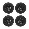 4PCS RC Crawler Tires 1.9 Inch Rubber   RC Tire with Plastic Wheel   for   1Celsius10 Remote Control Cars