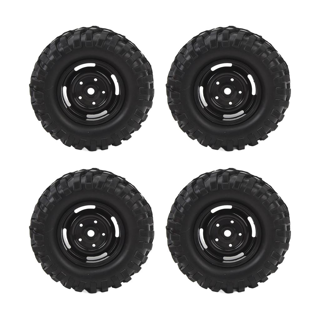 4PCS RC Crawler Tires 1.9 Inch Rubber   RC Tire with Plastic Wheel   for   1Celsius10 Remote Control Cars