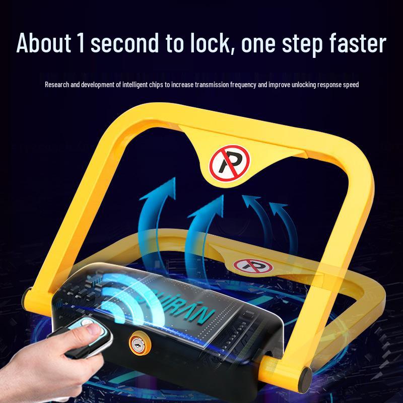 

Yinhong 180° Противоударный Умный Парковочный Замок с Сигнализацией и Пультом Дистанционного Управления U-Shaped Lithium Battery, 1 Remote